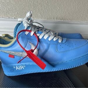 Nike Blue and White Sneakers